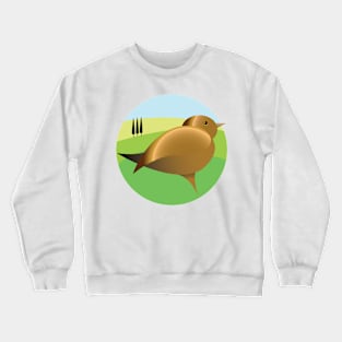 Cute garden birdies :Italian hills Crewneck Sweatshirt